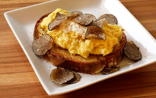 Soft Scrambled Egg with Mascarpone & Truffles