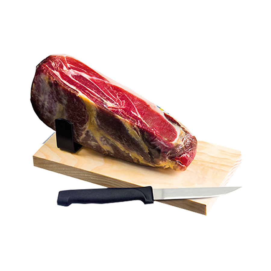 Mini Serrano Ham set (ham + display + knife)