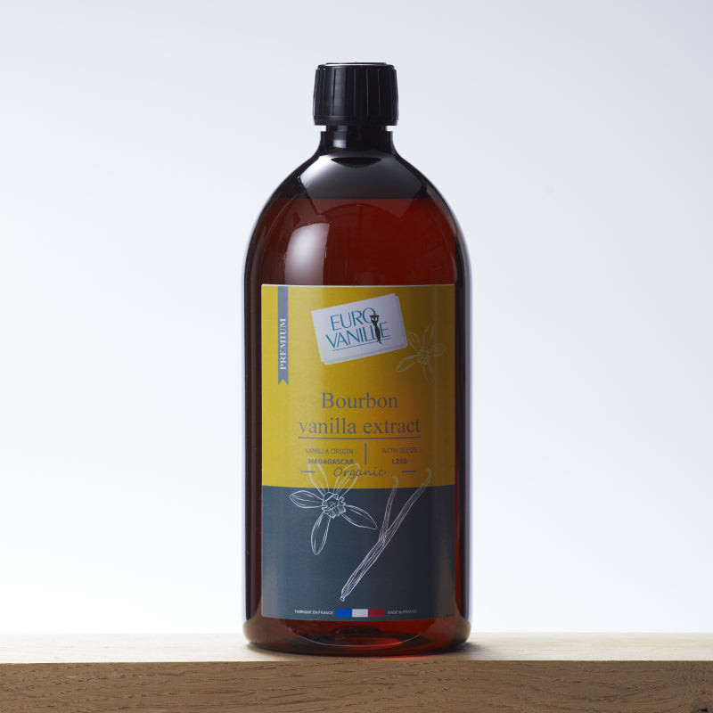 Organic Bourbon Vanilla Extract w/Seeds (Madagascar)