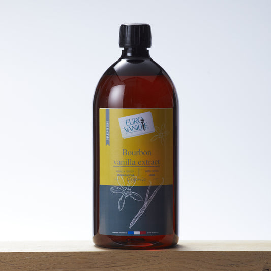 Organic Bourbon Vanilla Extract w/Seeds (Madagascar)