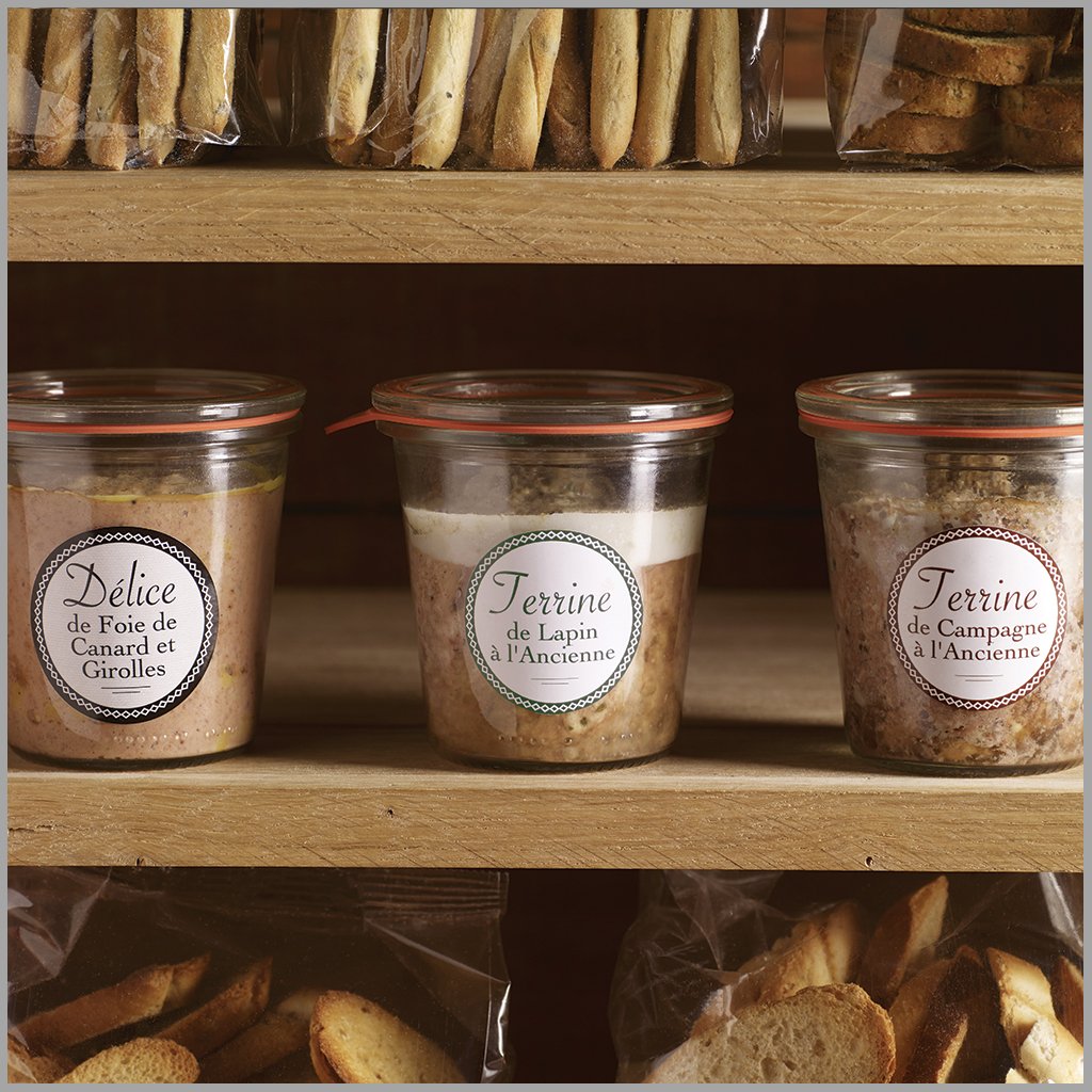 Duck Terrine with Foie Gras and Chanterelles Maison Loste Jar 200g