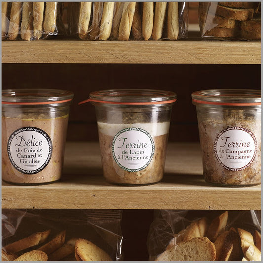 Duck Terrine with Foie Gras and Chanterelles Maison Loste Jar 200g