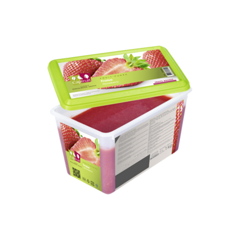 Frozen Puree Strawberry Capfruit individual Pack 1kg