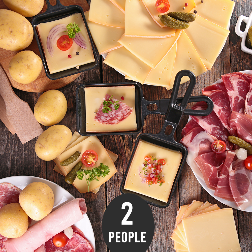 All-in-One Raclette Box for 2 People
